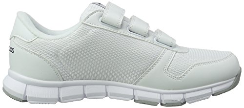 KangaROOS K-bluerun 701 B, Zapatillas Unisex Adulto, Blanco (White/Dk Navy 042), 39 EU