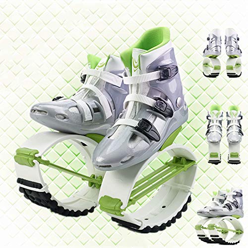 Kangoo Jumps Botas para Adultos Botas De Rebote Mujer Kangoo Botas Kangoo Jumps Mujer Zapatos De Salto Canguro Jumps Zapatos De Rebote Antigravedad Zapatos De Salto,Verde,XXL(Size 42/44)