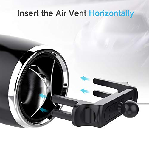 Kaome Soporte de Coche para Rejilla de ventilación, Redondo, con Doble Soporte Inferior, función de prevención de arañazos para iPhone Xr/Xs/X/8/7, Samsung Galaxy S9/S8/S7, Huawei P20 Pro Kaome Soporte de Coche para Rejilla de ventilación, Redondo, con Doble Soporte Inferior, función de prevención de arañazos para iPhone Xr/Xs/X/8/7, Samsung Galaxy S9/S8/S7, Huawei P20 Pro