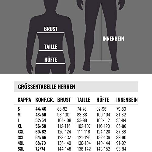 Kappa VRODELL I Pantalones de chándal para hombre de tejido de sudadera I para deporte y ocio y fitness I Cintura con cordón | en los colores gris, negro y tallas S, M, L, XL, XXL y XXXL gris L Kappa VRODELL I Pantalones de chándal para hombre de tejido de sudadera I para deporte y ocio y fitness I Cintura con cordón | en los colores gris, negro y tallas S, M, L, XL, XXL y XXXL gris L