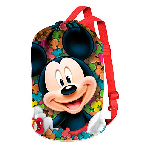 Karactermania Mickey Mouse Delicious Bolsas de Tela y de Playa, 40 cm, Rojo