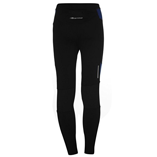 Karrimor Niño Mallas Pantalones Ajustados De Running Deporte Negro/Azul M (9-10 años)