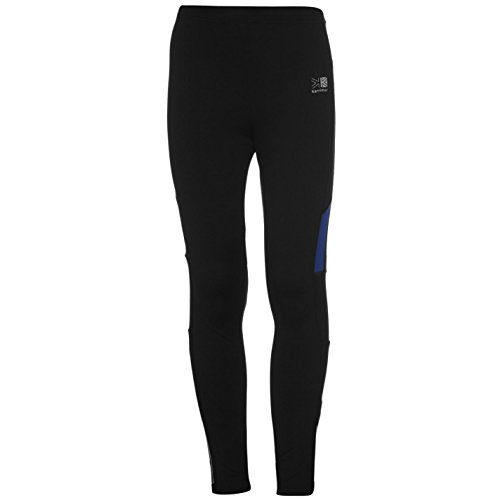 Karrimor Niño Mallas Pantalones Ajustados De Running Deporte Negro/Azul M (9-10 años)