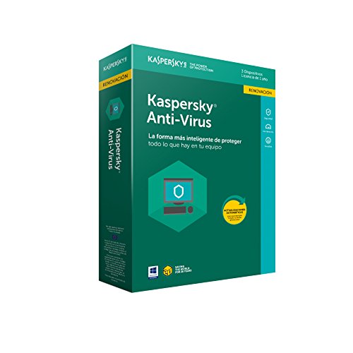 Kaspersky Antivirus 2018 Renovación - Seguridad Informática Y Privacidad, 3 Licencias Kaspersky Antivirus 2018 Renovación - Seguridad Informática Y Privacidad, 3 Licencias