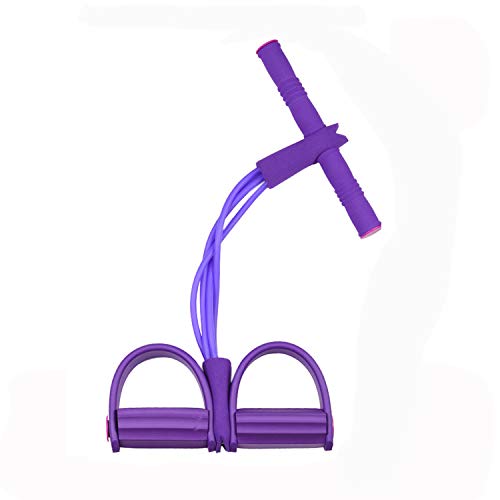 KATELUO 4 Tubos Cuerda de Tensión Multifunción, Elástico Pedal de pie Banda de Entrenamiento para Yoga, Culturismo, Fitness, Dominadas, Crujidos, etc KATELUO 4 Tubos Cuerda de Tensión Multifunción, Elástico Pedal de pie Banda de Entrenamiento para Yoga, Culturismo, Fitness, Dominadas, Crujidos, etc