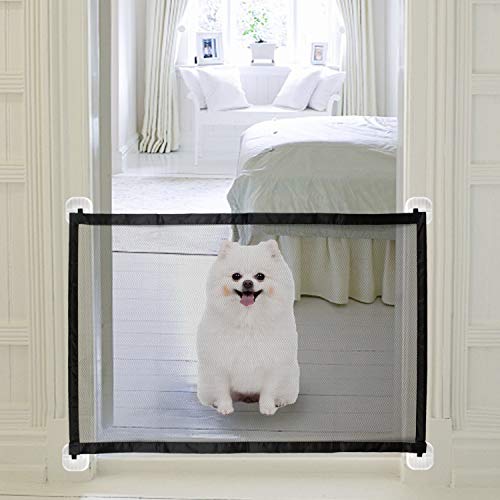 KATELUO Puerta Mágica para Perros, Magic Gate Dog, Puerta Mágica para Perros, para Mascotas, Adecuado para Perros, Gatos, Pasillos, Cocinas, Dormitorios, Escaleras. (110 x 72cm) KATELUO Puerta Mágica para Perros, Magic Gate Dog, Puerta Mágica para Perros, para Mascotas, Adecuado para Perros, Gatos, Pasillos, Cocinas, Dormitorios, Escaleras. (110 x 72cm)