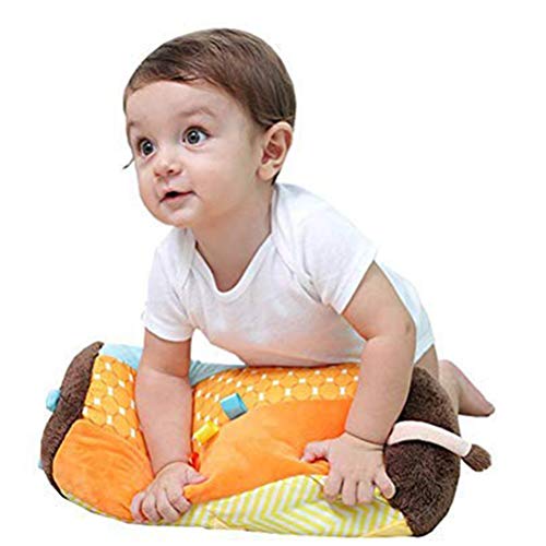 Kawosh Rollo de rastreador de bebé, Rollo de Tela Ayuda a los bebés con Sus Primeros intentos de Gatear y Caminar Cojín de Rodillos de Arrastre de Juguete de Fitness 34cm