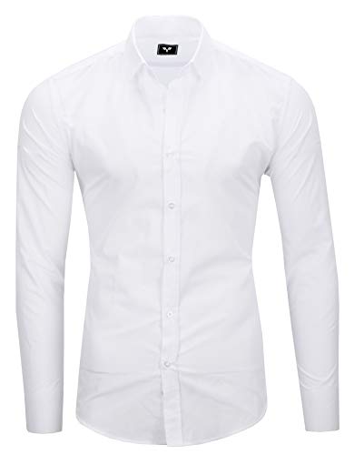 Kayhan Hombre Camisa, TwoFace als Uni Classic/White L