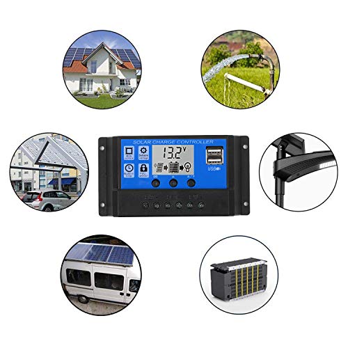 Kecheer Kit de panel solar 18W 12V,Módulo monocristalino fuera de la red Kits de cable de conexión Kecheer Kit de panel solar 18W 12V,Módulo monocristalino fuera de la red Kits de cable de conexión