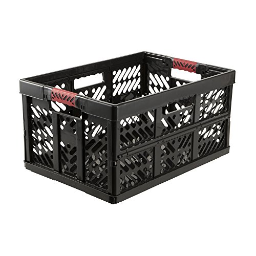 keeeper Robusta Caja Plegable con Mangos Suaves, 54 x 37 x 28 cm, 45 l, Ben, Gris Grafito keeeper Robusta Caja Plegable con Mangos Suaves, 54 x 37 x 28 cm, 45 l, Ben, Gris Grafito