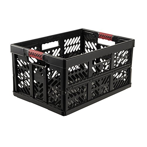 keeeper Robusta Caja Plegable con Mangos Suaves, 54 x 37 x 28 cm, 45 l, Ben, Gris Grafito keeeper Robusta Caja Plegable con Mangos Suaves, 54 x 37 x 28 cm, 45 l, Ben, Gris Grafito