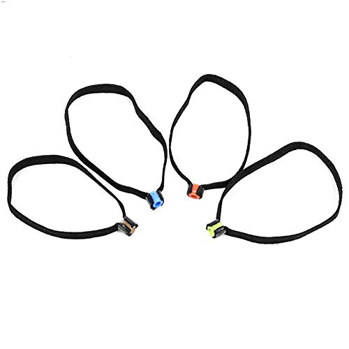 Keenso 4PCS Tippet de Pesca con Mosca, 4PCS Tejido elástico Pescado Ligero Tippet Carrete Anillo Fish Wire Loop Tackle Accesorio