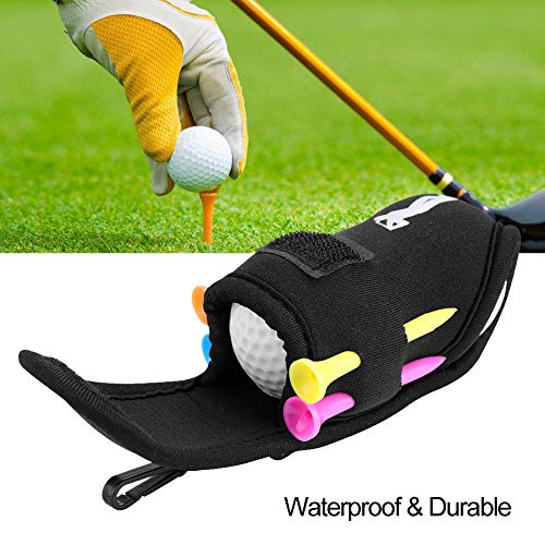 Keenso CAITON Portátil Bolsa de Pelota de Golf Portaherramientas Bolsa de Pelota de Golf Golfista Mini Bolsa de Cintura con Tees Bolas(Hollow Indoor Exercise Ball)