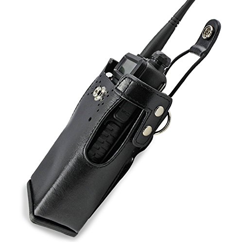 KEESIN Estuche de cuero de la PU de Walkietalkie de la PU que lleva el tenedor de la caja de transporte Funda Radio bidireccional Funda KEESIN Estuche de cuero de la PU de Walkietalkie de la PU que lleva el tenedor de la caja de transporte Funda Radio bidireccional Funda