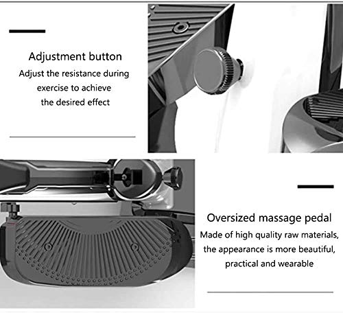 KEKEYANG Cycling Bicicleta elíptica, Fitness Cardio Pérdida de peso de la máquina de entrenamiento, 2-en-1 elíptica de la bicicleta estática for uso particular con asiento y pantalla de la consola, Ca