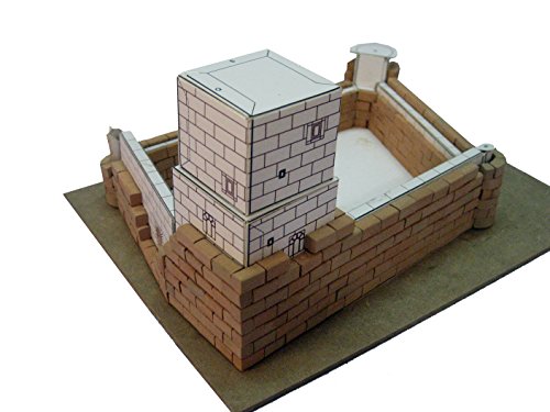Keranova- Kit de cerámica Castillo Medieval, Color marrón (30219) Keranova- Kit de cerámica Castillo Medieval, Color marrón (30219)
