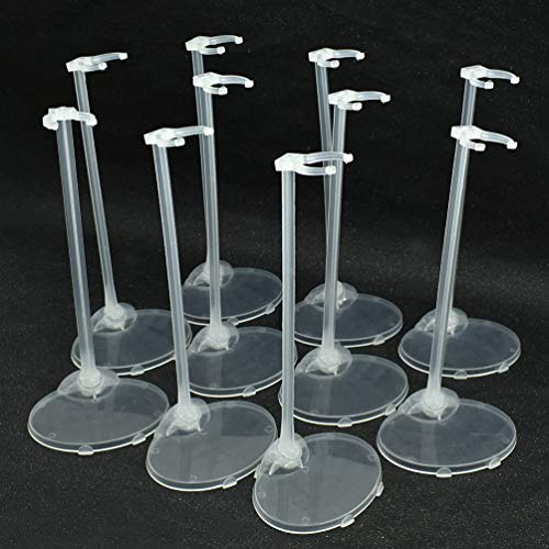 Kesheng 10pcs Stands Transparents Support pour Poupée Barbie Dolls