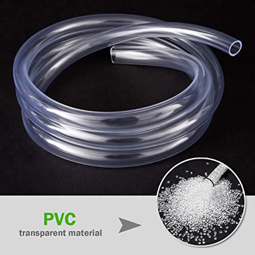 Kesote 4 mm (diámetro Interior) x 6 mm (diámetro Exterior) Tubo Flexible de PVC, Tubo Transparente de 5 Metros Ideal para Tanque y Acuario Kesote 4 mm (diámetro Interior) x 6 mm (diámetro Exterior) Tubo Flexible de PVC, Tubo Transparente de 5 Metros Ideal para Tanque y Acuario