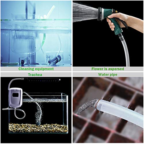 Kesote 4 mm (diámetro Interior) x 6 mm (diámetro Exterior) Tubo Flexible de PVC, Tubo Transparente de 5 Metros Ideal para Tanque y Acuario Kesote 4 mm (diámetro Interior) x 6 mm (diámetro Exterior) Tubo Flexible de PVC, Tubo Transparente de 5 Metros Ideal para Tanque y Acuario