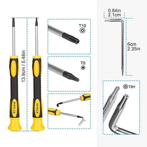 Keten Triwing Destornilladores, Kit de Herramientas Completo Para Nintendo Switch, Nintendo Switch Lite y Otros Productos Nintendo, Set Desarmador de Seguridad Gamebit Keten Triwing Destornilladores, Kit de Herramientas Completo Para Nintendo Switch, Nintendo Switch Lite y Otros Productos Nintendo, Set Desarmador de Seguridad Gamebit