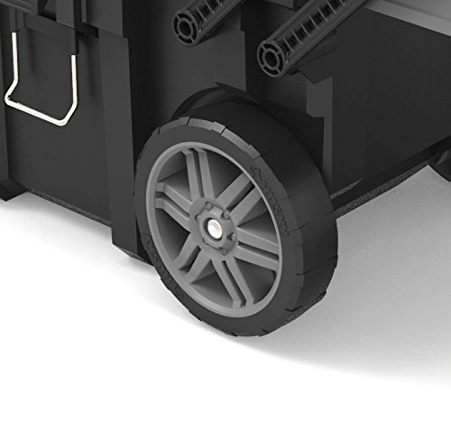 Keter 233743 Job Box - Carro Horizontal, Negro, 62.6 x 35.3 x 39 cm Keter 233743 Job Box - Carro Horizontal, Negro, 62.6 x 35.3 x 39 cm