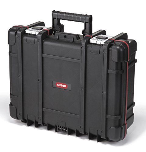 Keter 237003 - Maletín técnico Negro Y Rojo 46x36x15.5 cm Keter 237003 - Maletín técnico Negro Y Rojo 46x36x15.5 cm