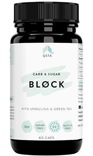 Keto Actives Carb & Sugar BLOCK 4000mg (60 CAPS) - Bloqueador de Hidratos & Azucar + Proteccion Aumento de Peso - Compañero perfecto para toda dieta y Protege de carbohidratos y azucar +MEDICOS
