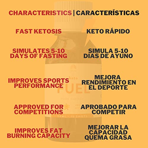 Keto Plus Actives FUEL (10 TOMAS) - Bebida Pre Entreno Potente & Recuperador, Keto en 1-2 HORAS, Aumenta Resistencia Aeróbica + Acelera Ayuno Intermitente + ATENCION PERSONALIZADA + MEDICOS