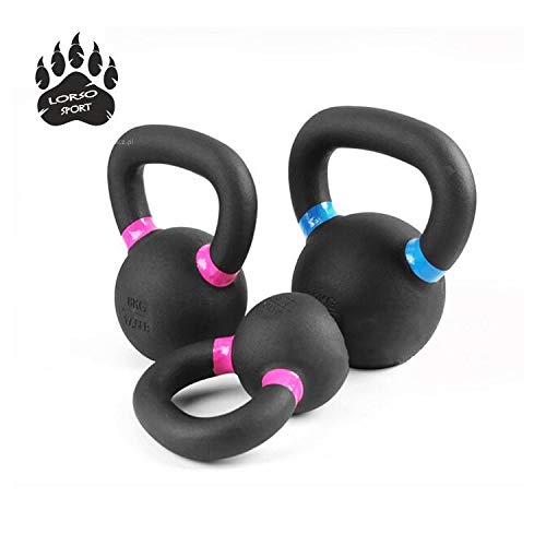 Kettlebell bola hervidor ABS hierro fundido mancuerna para entrenamiento de fuerza, entrenamiento de fitness 1x24KG