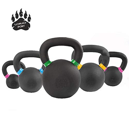 Kettlebell bola hervidor ABS hierro fundido mancuerna para entrenamiento de fuerza, entrenamiento de fitness 1x24KG