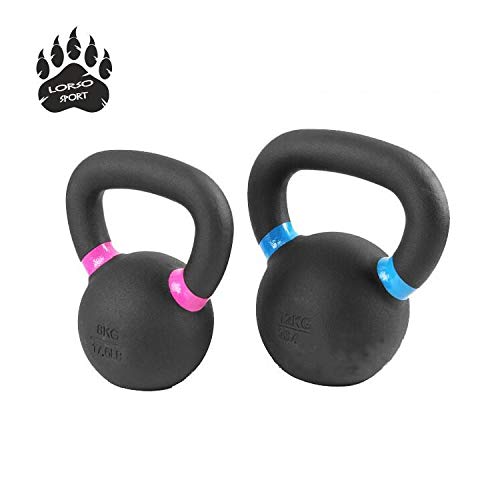 Kettlebell bola hervidor ABS hierro fundido mancuerna para entrenamiento de fuerza, entrenamiento de fitness 1x24KG