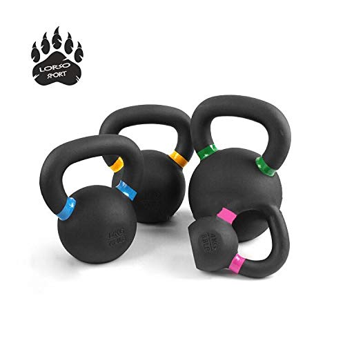 Kettlebell bola hervidor ABS hierro fundido mancuerna para entrenamiento de fuerza, entrenamiento de fitness 1x24KG