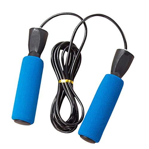kexinda Adultos Cuerda de Salto del niño aguante Ejercicio de formación Saltar la Cuerda Antideslizante de la manija del rodamiento de Bolas, Azul kexinda Adultos Cuerda de Salto del niño aguante Ejercicio de formación Saltar la Cuerda Antideslizante de la manija del rodamiento de Bolas, Azul
