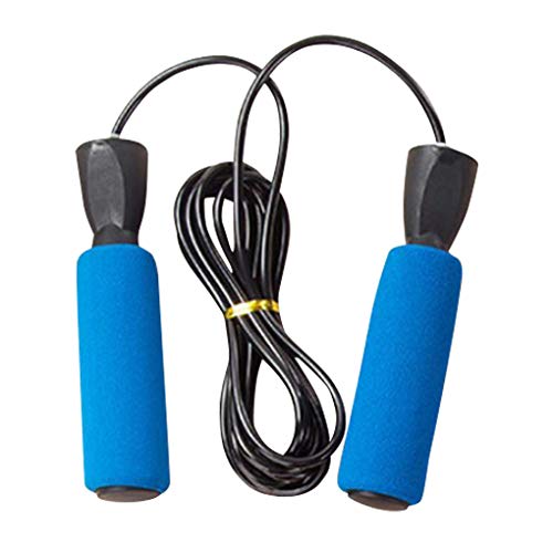 kexinda Adultos Cuerda de Salto del niño aguante Ejercicio de formación Saltar la Cuerda Antideslizante de la manija del rodamiento de Bolas, Azul kexinda Adultos Cuerda de Salto del niño aguante Ejercicio de formación Saltar la Cuerda Antideslizante de la manija del rodamiento de Bolas, Azul