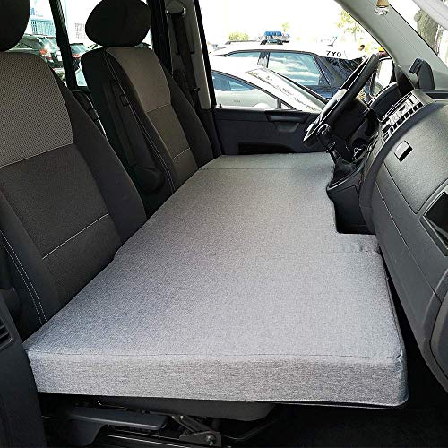 KFoam.es Colchón Plegable Cama Delantera Camper para Volkswagen T4, T5 y T6 (Transporter, Multivan, Caravelle, California Beach, Eurovan) KFoam.es Colchón Plegable Cama Delantera Camper para Volkswagen T4, T5 y T6 (Transporter, Multivan, Caravelle, California Beach, Eurovan)