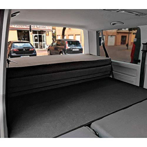 KFoam.es Colchón Plegable para Volkswagen T5, T6, Multivan, California Beach y Caravelle 185x148x8 cm