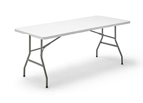KG KitGarden - Mesa Plegable Multifuncional, 180x74x74cm, Blanco, KG Folding 180 KG KitGarden - Mesa Plegable Multifuncional, 180x74x74cm, Blanco, KG Folding 180