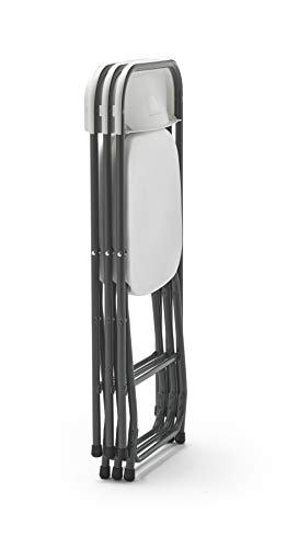 KG KitGarden - Pack de 2 Sillas Plegables Multifuncional, Blanco, Every KG KitGarden - Pack de 2 Sillas Plegables Multifuncional, Blanco, Every