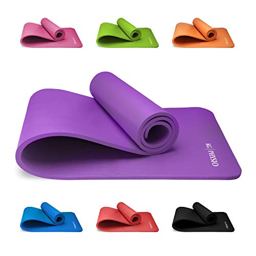 KG Physio Yoga Mat - Esterilla Yoga Antideslizante Extra Gruesa 183 cm x 60 cm x 1cm con Correa de Hombro - Fabricada con NBR para garantizar Que Sea Esterilla Antideslizante. KG Physio Yoga Mat - Esterilla Yoga Antideslizante Extra Gruesa 183 cm x 60 cm x 1cm con Correa de Hombro - Fabricada con NBR para garantizar Que Sea Esterilla Antideslizante.