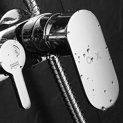 Kibath Grifo monomando CAN/VER compatible con la gran mayoría de columnas de ducha, desviador integrado para cambiar de posición de ducha a rociador, repuestos originales garantizados Kibath Grifo monomando CAN/VER compatible con la gran mayoría de columnas de ducha, desviador integrado para cambiar de posición de ducha a rociador, repuestos originales garantizados
