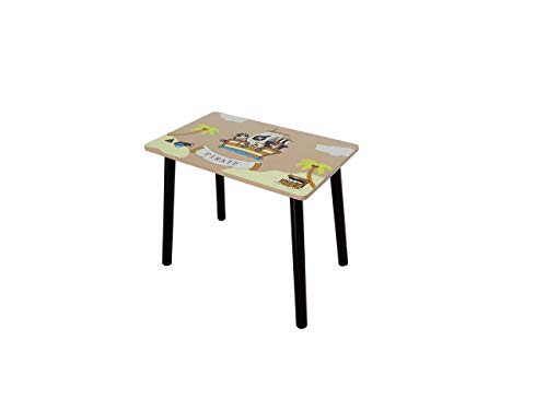 Kiddi Style Mesa y Sillas Infantiles Piratas - Madera - par ninos Kiddi Style Mesa y Sillas Infantiles Piratas - Madera - par ninos