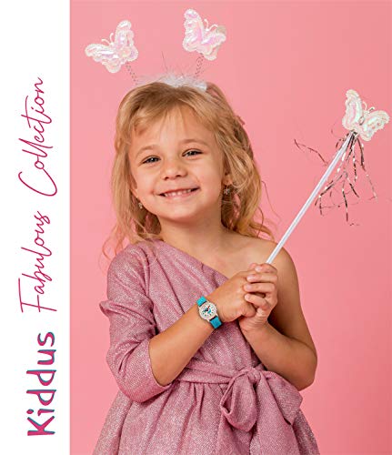 KIDDUS Reloj de Pulsera analógico para niña, Chica. con Ejercicios educativos para Aprender la Hora. Mecanismo de Cuarzo japonés Purpurina, Elegante y a la Moda. FAB2 Corazón KIDDUS Reloj de Pulsera analógico para niña, Chica. con Ejercicios educativos para Aprender la Hora. Mecanismo de Cuarzo japonés Purpurina, Elegante y a la Moda. FAB2 Corazón