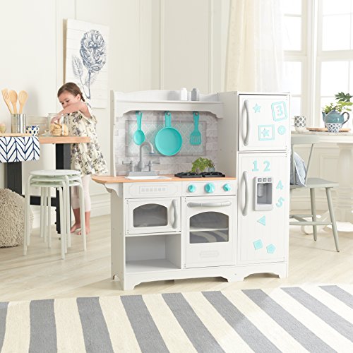 KidKraft- Cocina de juguete de madera Countryside, para niños, con máquina de hacer hielo y juegos de dramatización incluidos , Color Multicolor (53424) KidKraft- Cocina de juguete de madera Countryside, para niños, con máquina de hacer hielo y juegos de dramatización incluidos , Color Multicolor (53424)