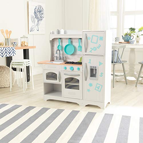 KidKraft- Cocina de juguete de madera Countryside, para niños, con máquina de hacer hielo y juegos de dramatización incluidos , Color Multicolor (53424) KidKraft- Cocina de juguete de madera Countryside, para niños, con máquina de hacer hielo y juegos de dramatización incluidos , Color Multicolor (53424)
