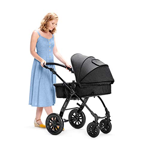 Kinderkraft Carrito Bebé 3 Piezas MOOV, Capazo, Silla Paseo, Silla Coche, Negro Kinderkraft Carrito Bebé 3 Piezas MOOV, Capazo, Silla Paseo, Silla Coche, Negro