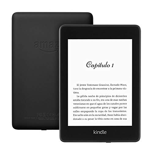 Kindle Paperwhite - Resistente al agua, pantalla de alta resolución de 6", 8 GB, con publicidad