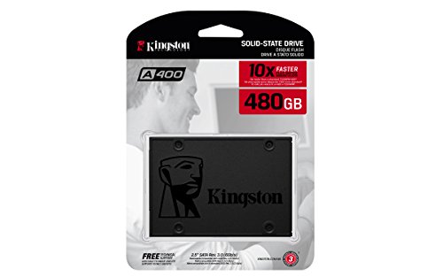 Kingston A400 SSD SA400S37/480G - Disco duro sólido interno 2.5" SATA 480GB Kingston A400 SSD SA400S37/480G - Disco duro sólido interno 2.5" SATA 480GB
