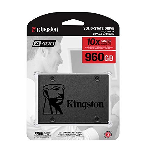Kingston A400 SSD SA400S37/960G - Disco duro sólido interno 2.5" SATA 960GB