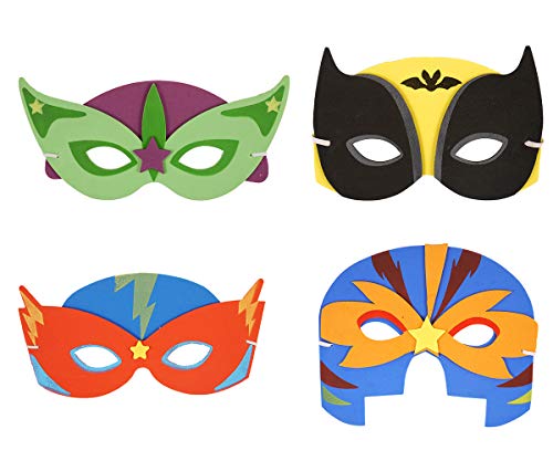 KINPARTY ® - Regalos de Superhéroe para niños – Pegatinas – Tatuajes – Aviones – Máscaras de Goma EVA - Para fiestas de cumpleaños, fiestas de Superhéroes, fiestas de verano, relleno de piñatas KINPARTY ® - Regalos de Superhéroe para niños – Pegatinas – Tatuajes – Aviones – Máscaras de Goma EVA - Para fiestas de cumpleaños, fiestas de Superhéroes, fiestas de verano, relleno de piñatas
