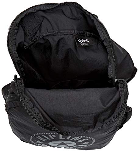 Kipling SEOUL PACKABLE - Mochila escolar, 22.5 liters, Negro (BLACK LIGHT)